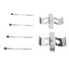 Disc Brake Caliper Hardware Kit MBA1296 Stainless Steel Front Brake Pads Fitting Kit with Pins Clips for 406 Coupe