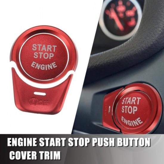Engine Start Stop Button Cover Kit for BMW 2 3 3GT 4 5 6 7 X1 X2 X3 X4 Red