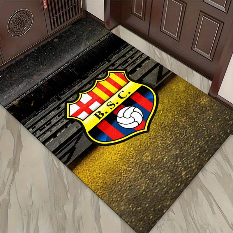 Tappeto Barcelona SC per Soggiorno Camera da Letto Casa Decorazione Divano, Tappetino Antiscivolo per Giochi Bambini