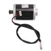 24V Brushed Motor 100W 2 Rotation Mode Aluminum Material Large Torsion 2700RPM Brush Motor with Belt Pulley