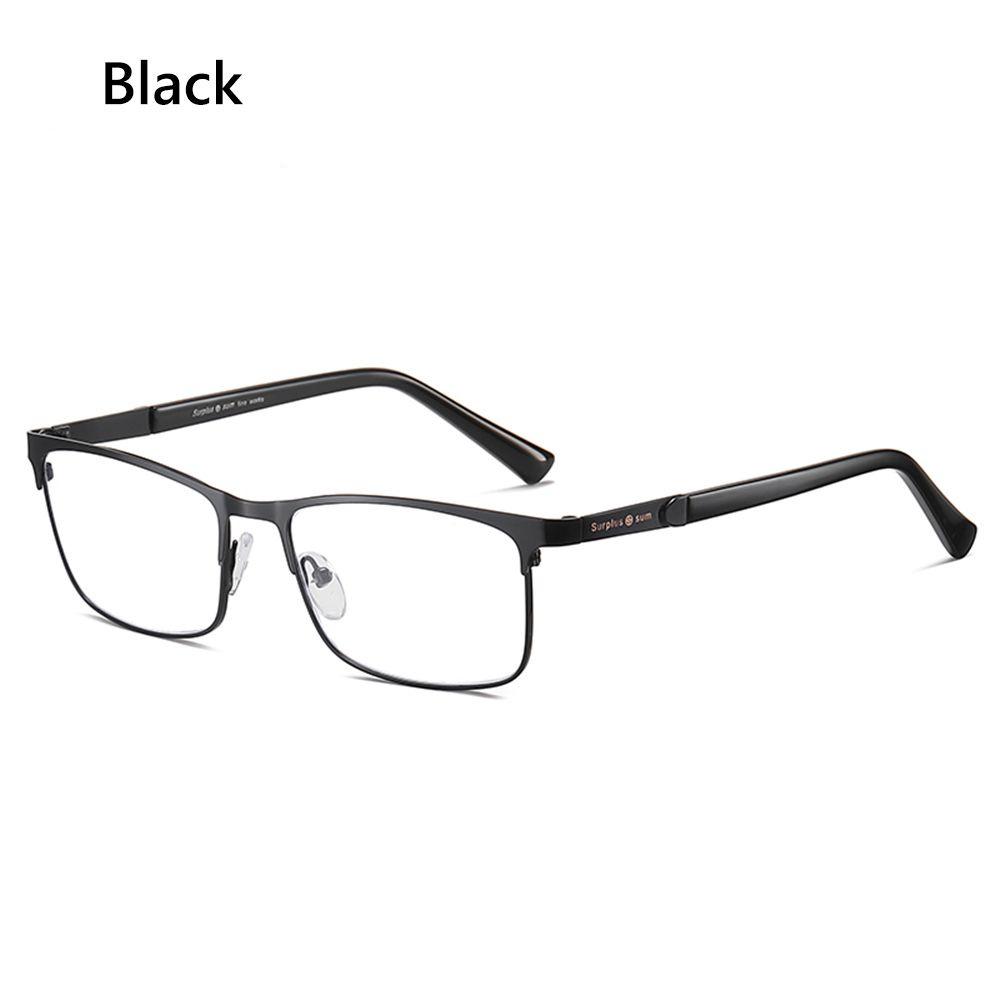 Fashion Business Reading Glasses for Men Women Classic Metal Frame Readers Glasses Mens Presbyopic Optical Glasses +1.0~+4.0