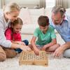 Wooden Hand-Crank Maze Game: Interactive Desktop Balance Puzzle for Kids & Adults