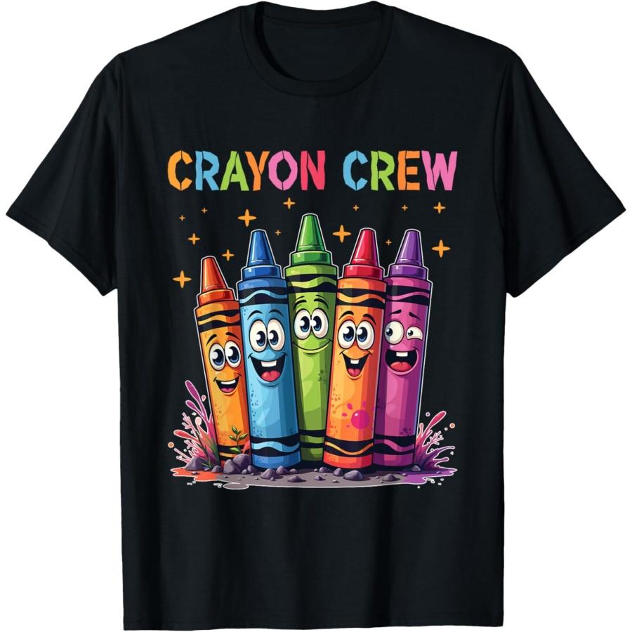 Раскрашивание Искусство Рисование Цвет Забавный Карандаш Команда Футболка S