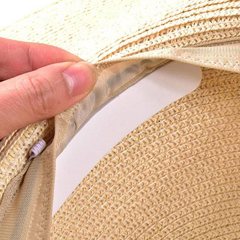 Hat Adjuster Bands 10PCS Hat Adjusting Tapes Adhesive Pads Hat Size Reducing Inserts For Baseball Caps Fisherman's Hats Sun