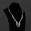 Halloween, Metal Skull, Ghost Festival, Claw Necklace, Accessories, Festival Party Dress Up, Cosplay Props, Party Decoration Accessories