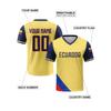 Custom Ecuador Football Jersey Personalized with Name Number Breathable V-neck Soccer Team Shirt for Men Youth Women