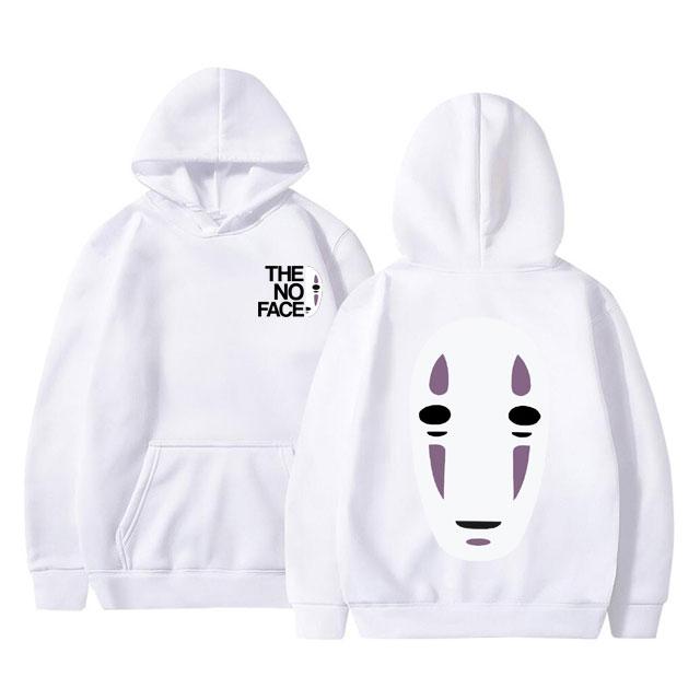 Anime Spirited Away No Face Man Grafická Mikina Unisex 90. léta Manga Harajuku Mikina Unisex Dámská Móda Ležérní Nadměrná mikina