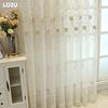 1PC LOZUJOJU Elegant European Embroidered Three-dimensional Sheer Curtain 260cm Height Tulle for Living Room Bedroom Window Decoration Home Decor