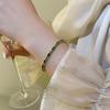 Emerald Zircon Bracelet Niche Light Luxury High-end Bracelet Fashion French Temperament Jewelry