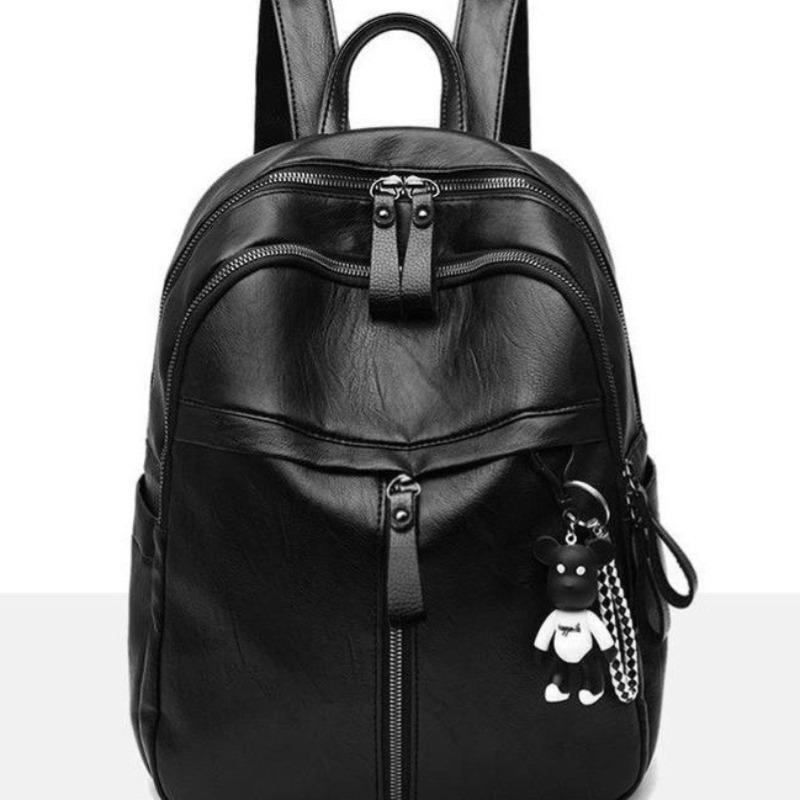 

Gift non-violent bear backpack women s simple black casual backpack women s one-shoulder crossbody bag bag women