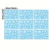 9 Sheets Reusable PVC Christmas Window Clings Static Stickers for Holiday , Perfect for Christmas & Thanksgiving Party Supplies
