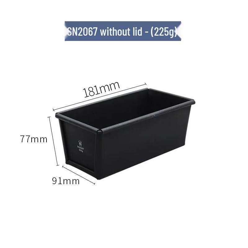 

San Neng Black Japanese Milk Bread Loaf Pan