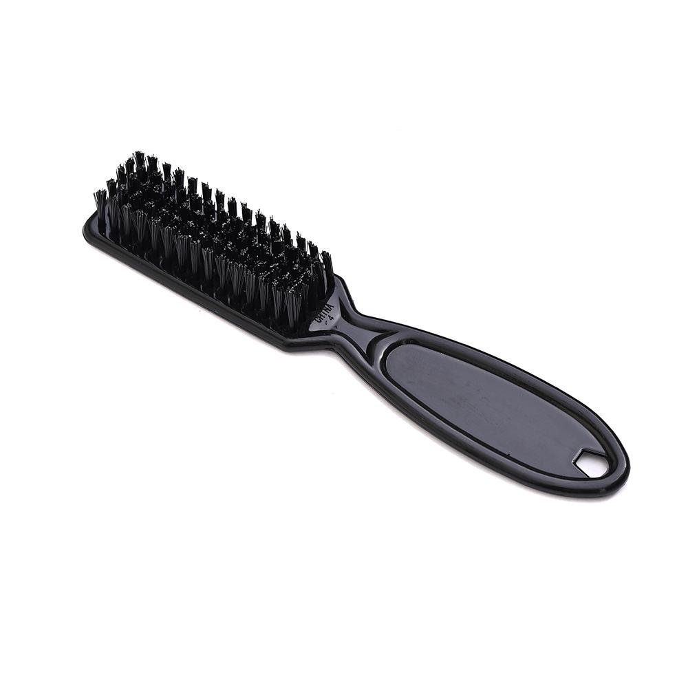 Dual-Tone Iridescent Gradient Beard & Hair Brush with Electroplated Fiber Bristles