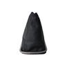 Black Leather Gear Shift Knob Cover with Silver Trim for Lifan 520 Cars