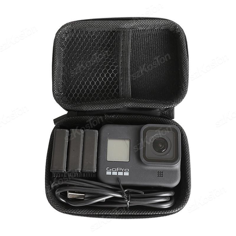 Mini Storage Bag Case For Go Pro Hero 13 12 11 10 9 8 7 6 SJCAM AKASO DJI Osmo 360 Action 5 Pro 4 3 Camera Accessories