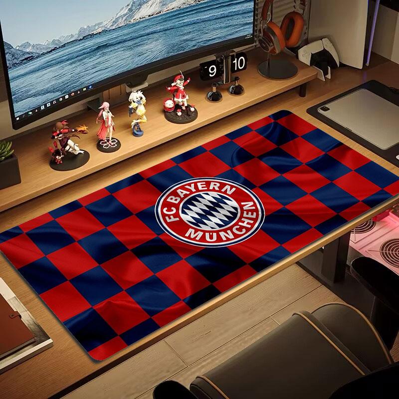 FC Bayern Munchen Large Size Mouse Pad Large Gaming Table Cushion Non-slip Laptop Tablet Big Mousepad XXL Mat Mini PC Playmat With Lock edge