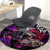 1pc My Hero Academia Midoriya Izuku Deku Round Carpet - Anime Design Chair Mat, Non-Slip Rug for Office, Home Decor, Living Room
