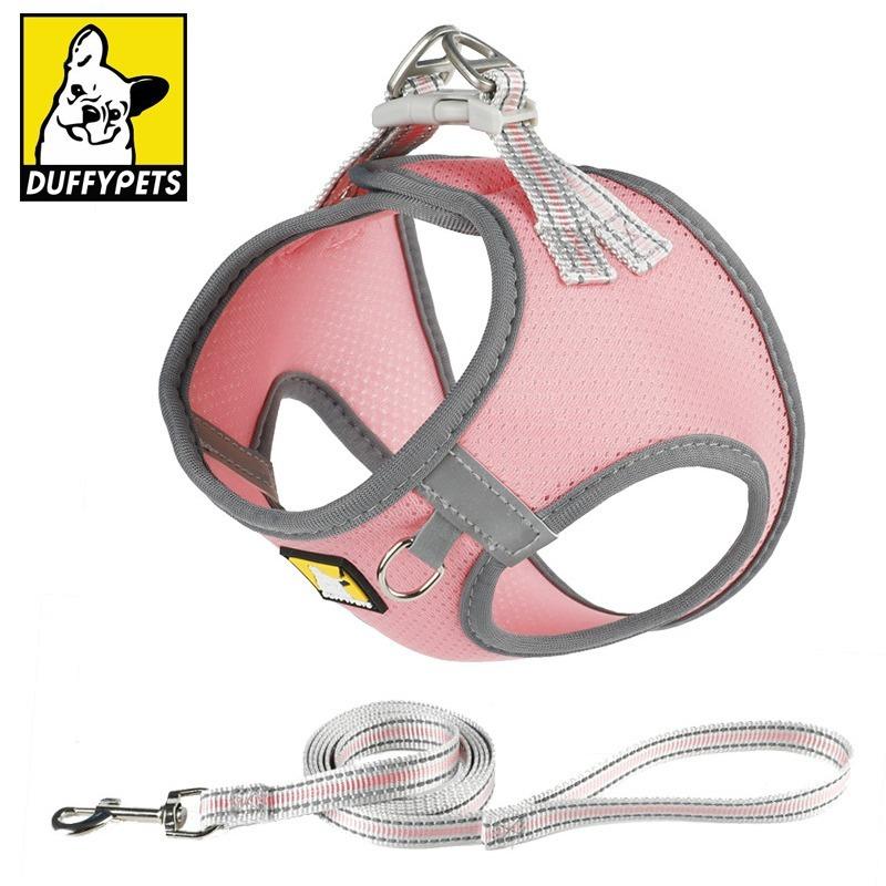 New Dog Leash, Reflective Pet Chest and Back Strap, Vest Style Cat Chest and Back Breathable Dog Leash for Pets