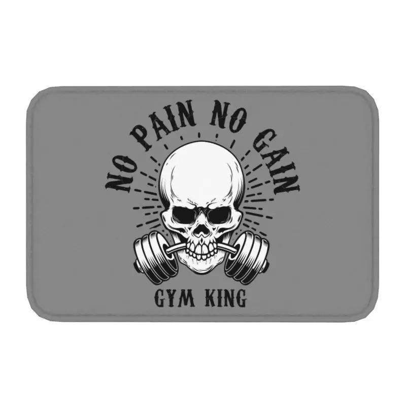 Powerhouse Gym Doormat Mat Anti-Slip Bodybuilding Fitness Motivational Quote Bath Kitchen Balcony Entrance Rug Carpet 40*60cm