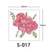Small Flower Tattoo Sticker Female 3D Color Tattoo Sticker Rose Lotus Butterfly Flower Tattoo