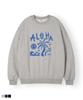 TOPBOY Aloha Oversized Brushed Print Sweatshirt