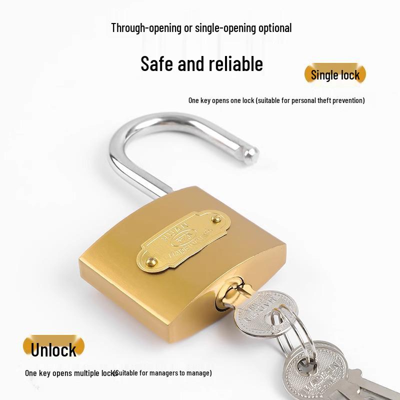 Lucchetto Universale Multi-Porta: Chiave Singola per Serrature in Rame Multiple
