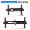 Universal Adjustable Battery Hold Down Crossbar 270mm For Car SUV Truck RV J Bolt Corrosion Resistant Battery Holder 12V