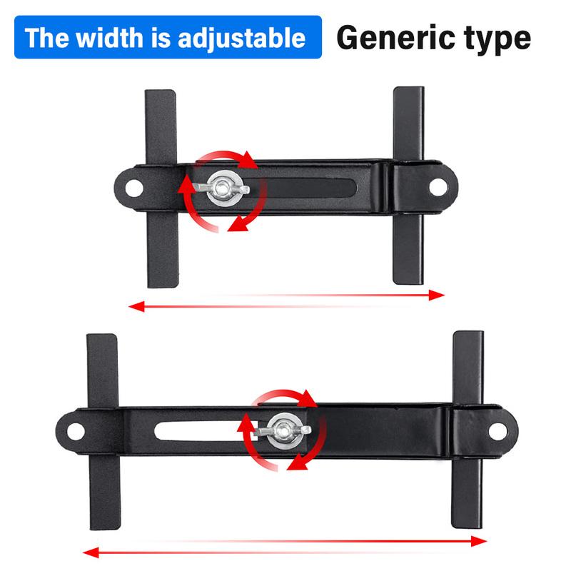Universal Adjustable Battery Hold Down Crossbar 270mm For Car SUV Truck RV J Bolt Corrosion Resistant Battery Holder 12V