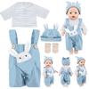 18inch Girl Doll Winter Autumn Outfit Set Cold Weather Doll Clothing Fashion and Breathable For Kids Pretend Play