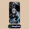 Anime FGO Morgan Phone Case for iPhone 17 16 15 14 13 12 11 Air Pro Max Plus Mini MagSafe Glass Colorful Cover Cover Smartphone