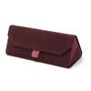 1 Stück Samt Dreieck Faltbrillen Damen Etui Elegantes Sonnenbrillen Etui Geldbörse Hart Männer Weich Elegante Lesebrillen Box Brillen