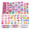 155/577Pcs Colorful Girls Hair Bands No Hurt Hair Hair Clips Kids Hair Accessories  Girls Children