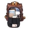 Backpack Soft Leather Texture New Women's Bag Large Capacity Leisure Splicing Shoulder Bag Anti-theft Travel Backpack