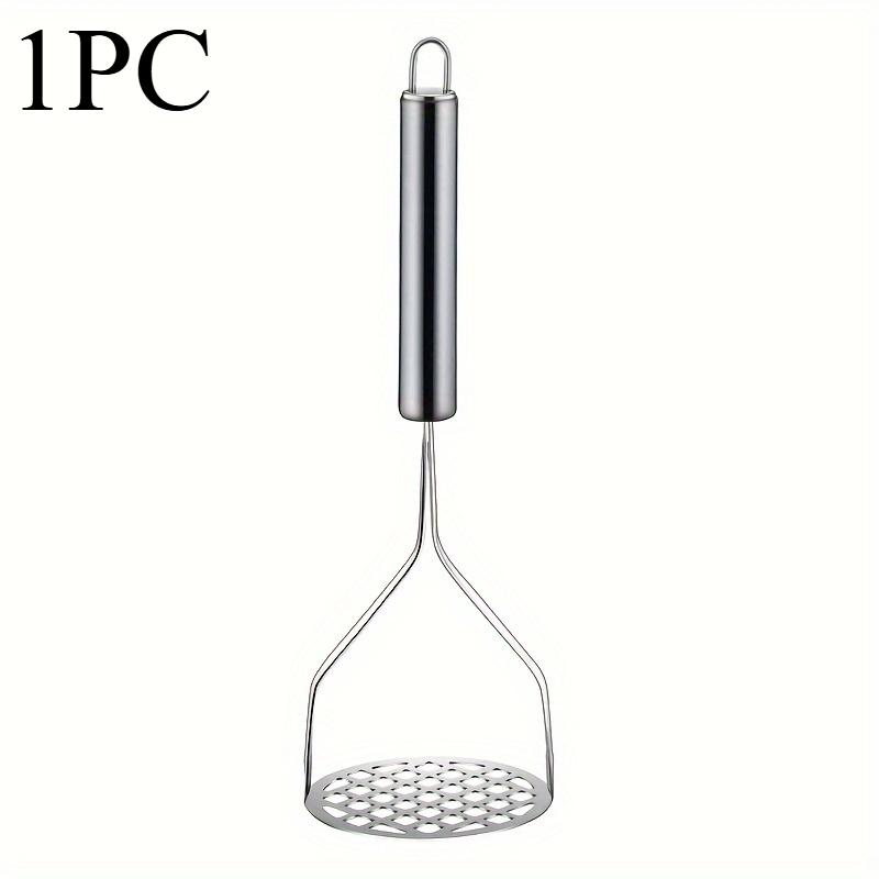 1PC Stainless Steel Potato Mash - Manual Handheld Kitchen Press for Vegetables and Fruits
