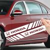 2Pcs Car Stripe Stickers Rearview Mirror Reflective Vinyl Decals Decoration for Honda Mugen Power Honda Civic Accord CRV Hrv Jazz