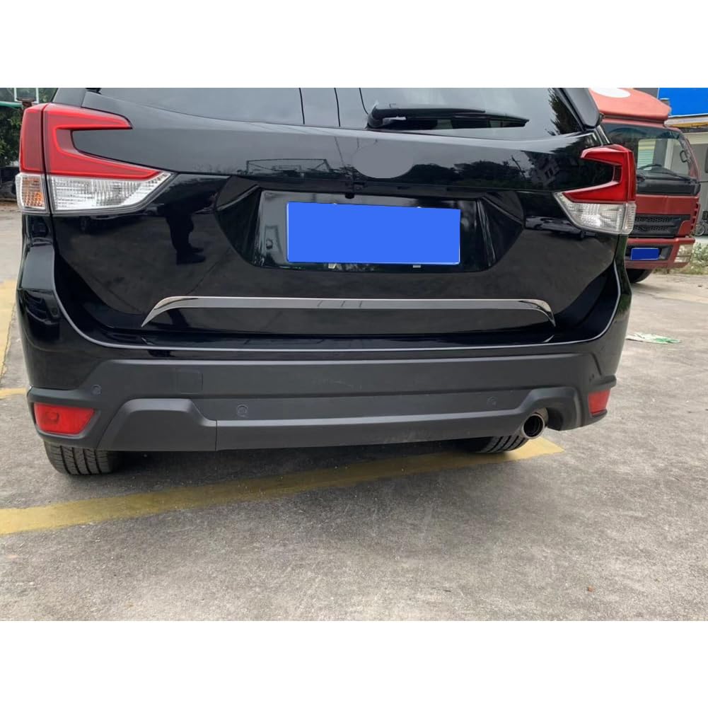RUIQ Subaru New Forester SK Series Exterior Stainless Steel Rear Back Door Specially Designed for the Subaru New Forester Garnish,