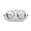 Chrome Brake Master Cylinder Cover Kit with Gaskets and Bails Replacement for Chevrolet Corvette 1967-1982, Polished Finish Reservoir Cap Accessory