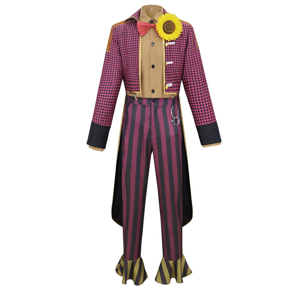 Dead By Daylight Clown Cosplay Costume Full Set With Printed Design For Cosplay Fans