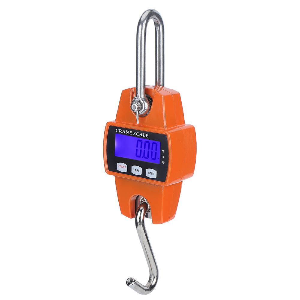 300KG Industrial Crane Scale LCD Digital Electronic Hook Hanging Weight Scale for Large Luggage