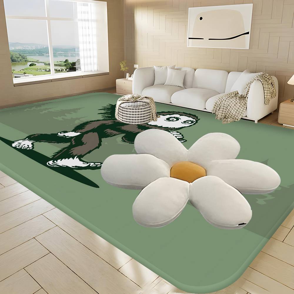 Fashion M-Malbon G-Golf Floor Mat INS Style Soft Bedroom Floor House Laundry Room Mat Anti-skid Household Carpets