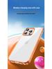 iPhone 14/15 Transparent Airbag Anti-Drop Case with Back Panel