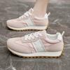 Jcf206 New  Spring and Summer Colorblock Breathable Sneaker Casual Platform Women's Shoes Increased Round Toe Korean Style
