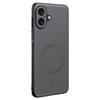 For iPhone 16 Case Compatible with MagSafe Leather Coated TPU+PC Phone Cover