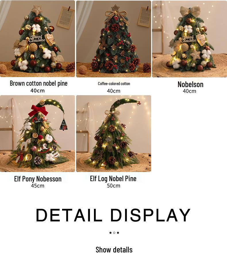Christmas Festival Mini Desktop DIY Ornament - Small Tree Decoration