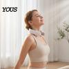 EMS Neck Massager Electric with Heat, 10 Modes & 16 Levels, Wearable Cervical Heat for Deep Tissue Pain Relief, Relaxer Office Home Travel Tension