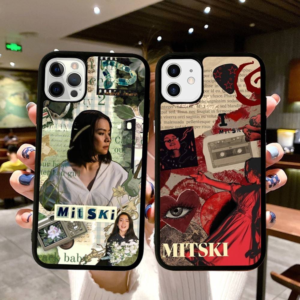 Beliebte Sängerin M-Mitski Für IPhone 17 16 15 14 13 Pro 12 11 Pro Max Harte PC+TPU Handyhüllen Rückseite