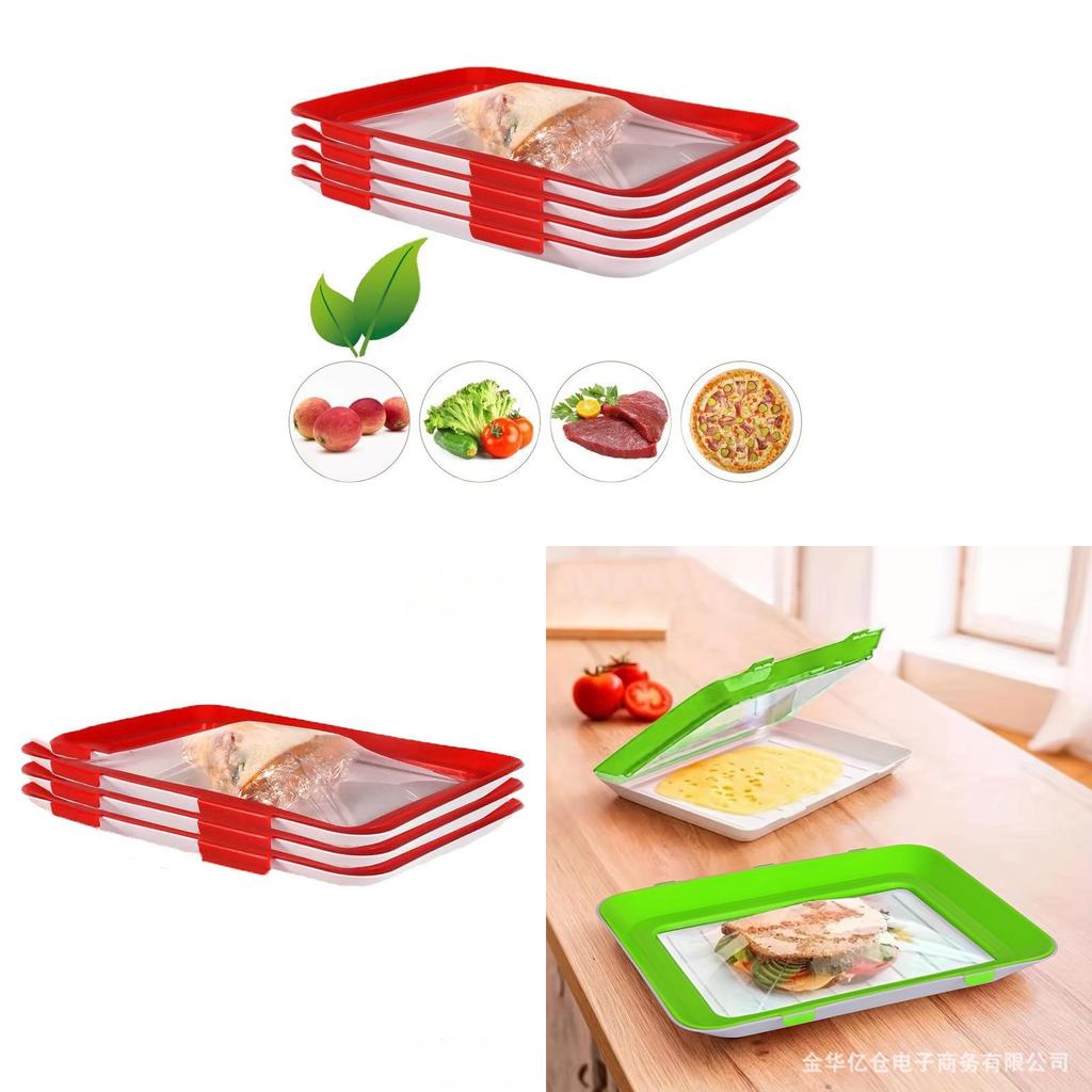 Vacuum Food Storage Container With Sealing Lid For Refrigerator Organization