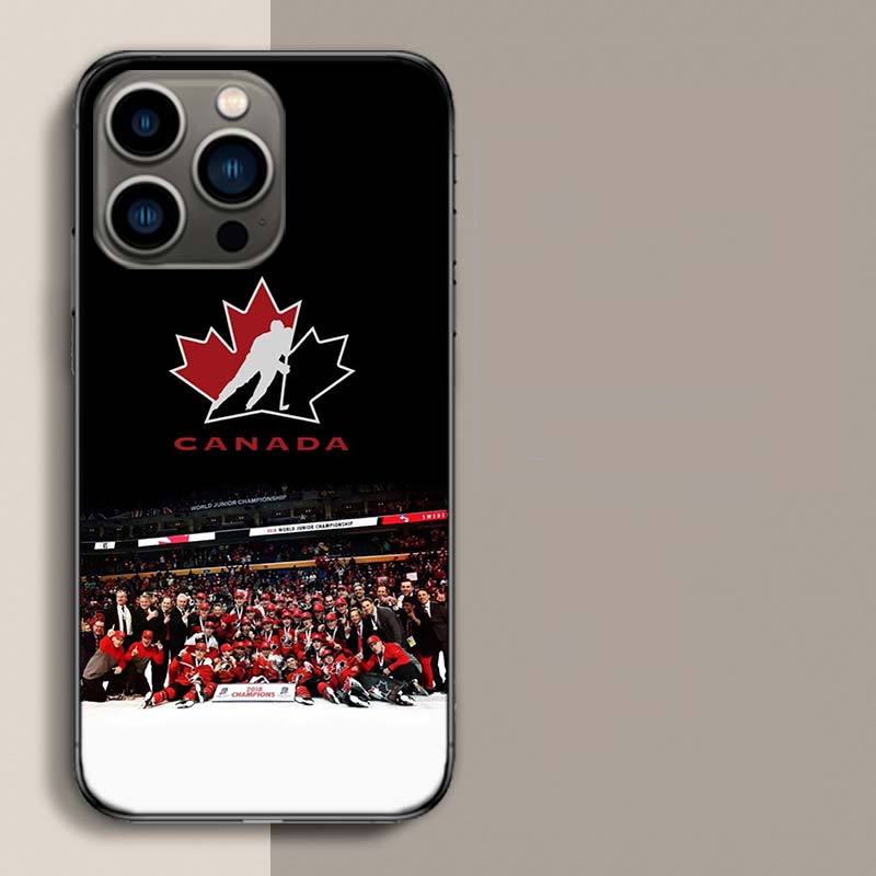 Canada National Football Team Logo Phone Case For Iphone 17 Air 15 Pro 14 Plus 16 Pro Max 17E 16E 12 13 Mini 11 Cover Cute Fund