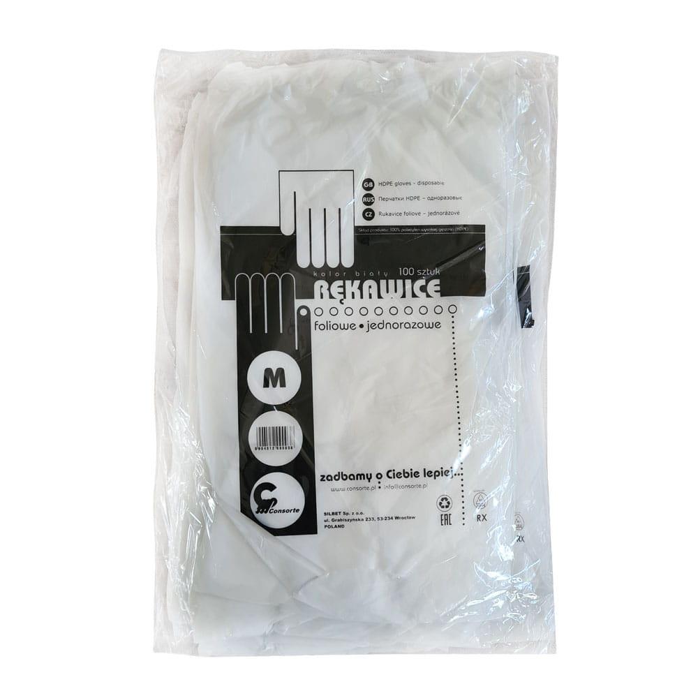 Disposable Tear-off Foil Gloves, Size , 100 Pcs