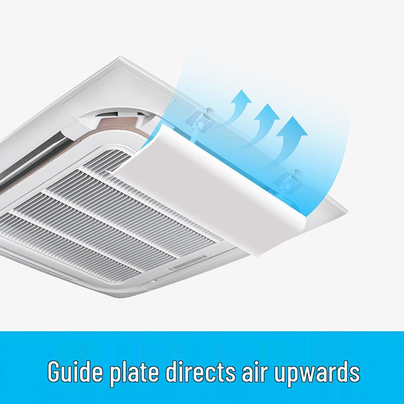 Deflettore Vento Condizionatore d'Aria a Soffitto Anti-Soffio Diretto Tipo Cassetta 3HP/5HP